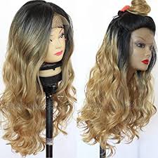 Use a 7.3 golden blonde because it is a shade lighter than your desired end colour and is full of warm, golden pigments to help fill and build colour back to life after the ash blonde. Amazon Com Platinumhair Body Wave Wig Heat Resistant Fibre Ombre Color Reverse Blonde 24 Beauty Personal Care