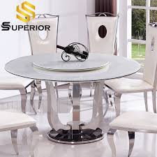 Customizable sass cafe table from souda, small, white marble top. China Round Rotating Restaurant Stainless Steel Marble Dining Tables Set China Home Furniture Set Restaurant Table