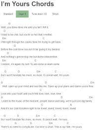I M Yours Chords Jason Mraz Ukulele Songs Ukulele Chords Songs Guitar Chords And Lyrics