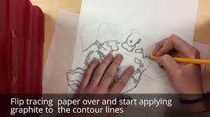 How To Trace Your Drawing Onto Canvas Paper Using Tracing Paper - Youtube Canvas Drawings Canvas Paper Dark Paintings