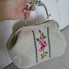 Etamin Canta Cross Stitch Bag Kanavice Handmade Diy Punto Dectuz Kanavice Canta Cuzdanlar