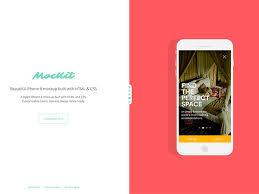 Mockit Html Iphone 6 Mockups Freebiesbug Iphone Mockup Mockup Iphone