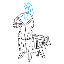 Llama conga is a rare fortnite emote. How To Draw Llama From Fortnite Really Easy Drawing Tutorial