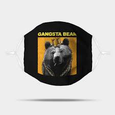 Gangsta bears with pistols vector illustrations. Gangsta Bear Gangsta Bear Mask Teepublic