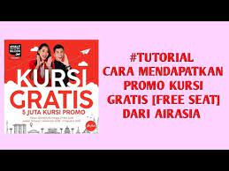 Karna tiket kursi gratis lebih mudah diakses dari app ini. Tutorial Cara Mendapatkan Promo Kursi Gratis Free Seat Dari Airasia Youtube