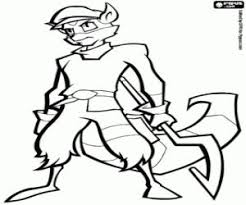 Sly Cooper Coloring Pages Printable Games Coloring Pages Gang Color Drawing Images
