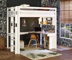 Disponibles en bois ou en métal, nos modèles proposent différentes configurations : Lit Mezzanine Adulte 2 Places Fynn Confortable