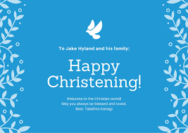 My niece was baptized yesterday, and i wanted to show you the card i created for her. Free Printable Customizable Baptism Card Templates Canva