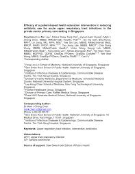 Pantai hospital kuala lumpur block a, klinik no. Pdf Efficacy Of A Patient Based Health Education Intervention In Reducing Antibiotic Use For Acute Upper Respiratory Tract Infections In The Private Sector Primary Care Setting In Singapore