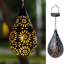 Maybe you would like to learn more about one of these? Buy Boaer Hanging Solar Lights Outdoor Garden Boho Led Flower Waterproof Decorative Metal Light For Porch Garden Outdoor 1 Pack Online In Indonesia B07g74k1mw