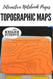 Topographic Maps Flip Book Worksheets Perfect For Teaching A Earth Science L Earth Science Activities Interactive Science Notebook Earth Science Middle School