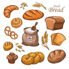 Cartoon Bread Fresh Bakery Product Flour Ears Of Wheat Hand Drawn Vector Set Isolated In 2020 Cute Food Drawings Food Drawing Bread Art Your cartoon flour stock images are ready. cartoon bread fresh bakery product