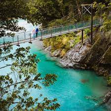 new zealand on instagram haast pass is one of only three passes between the east and west coasts of the south island the b south island west coast blue pool