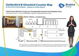 The airport is in tangerang, 20 km (12 mi) to the northwest of jakarta. Golden Bird Map Terminal 3 Aviation Business