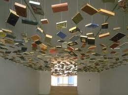 Suspend Them From The Ceiling For The Most Epic Mobile Ever Library Decor Library Design Unusual Bookshelf