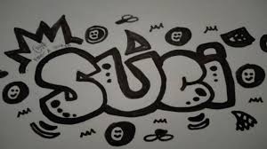 Font buatan tangan dengan sapuan kuas kasar. Good Writing Looks Like Graffiti Tulisan Nama Suci Youtube