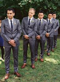 Chilli Brown Shoes With Dark Grey Suit A Good Combination Gray Groomsmen Suits Groomsmen Grey Groomsmen Outfits