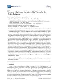 Parfait pour les longues journées d'été ! Pdf Towards A Balanced Sustainability Vision For The Coffee Industry