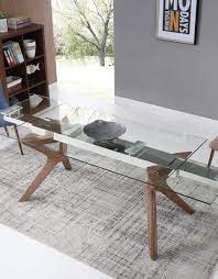 Discover prices, catalogues and new features. The Bridge Clear Glass Rectangular Extendable Table
