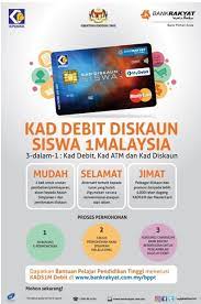 **what is kads1m (kad diskaun siswa 1malaysia)?** for the past few years, students in in 2017, the new kads1m is replacing the 1malaysia book voucher or bantuan buku 1malaysia this debit card can be used to purchase books, stationary, computer equipment and also to access. Cara Memohon Kad Debit I Diskaun Siswa 1 Malaysia Kads1m Debit I Eraz Fadli