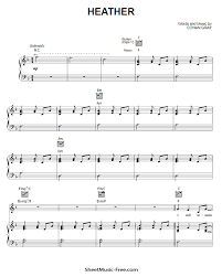 Spanish translation of lyrics for heather by conan gray. Heather Sheet Music Conan Gray Sheetmusic Free Com