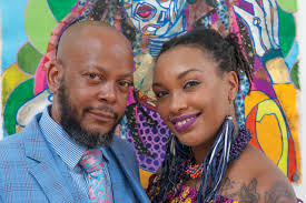 Zsudayka Nzinga + James Terrell Paint in the Language of Love