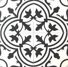 Be sure to follow all installation instructions. 8x8 Flora Black White Porcelain Floor And Wall Tile