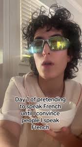 Me Pretending to Be French