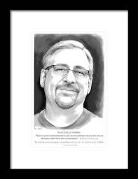 Pastor Rick Warren Framed Print by Greg Joens