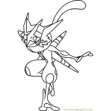 Coloring pages mega evolved pokémon morning kids. Greninja Pokemon Coloring Pages For Kids Download Greninja Pokemon Printable Coloring Pages Coloringpages101 Com