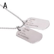 Check spelling or type a new query. Buy Stainless Steel Mens Nameplate Military Army Style Dog Tags Chain Mens Pendant At Affordable Prices Free Shipping Real Reviews With Photos Joom