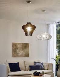 Https Www Lampen Line De Eglo Cossano 2 Pendelleuchte O380 1 Flg E27 Nickel Matt Dunkelbraun Htm Iluminacion Interiores