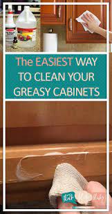 The Easiest Way To Clean Your Greasy Cabinets How To Clean Your Cabinets Cabinet Cleaning Tips And Trick Cleaning Cabinets House Cleaning Tips Cleaning Hacks