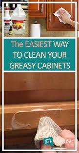If stains, dried grunge, or grease remain on your cabinets even after you've finished cleaning kitchen cabinets, you'll need to add an extra step. Pin On Cleaning