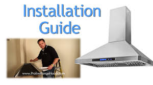 Selecting & sizing exhaust hoods. Diy How To Install A Wall Mount Range Hood Pljw 129 Youtube