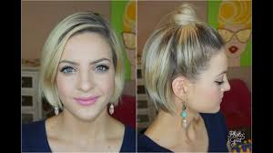 It's perfect for second day hair or a bad hair day. Top Knot For Very Short Hair Youtube