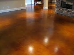 Concrete Basement Floor Transformed Into Custom Colored Concrete Concrete Stained Floors Stained Concrete Concrete Floors