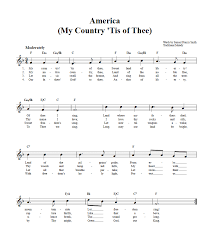 Maybe you would like to learn more about one of these? My Country Tis Of Thee C Instrument Sheet Music Lead Sheet With Chords And Lyrics