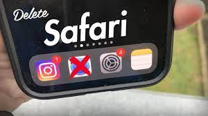 How To Delete Safari On Iphone - Uninstall It - Youtube