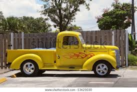 Image result for Bright Yellow 1990 Truck