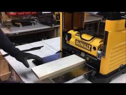 577 Dewalt Dw733 Thickness Planer Youtube In 2020 Dewalt Planer Woodworking