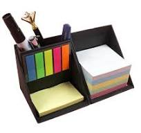 4 Pack Black Metal Memo Note Cube Holder Dispenser