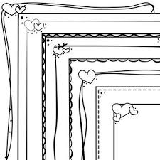 Black And White Classroom Border Clipart This Free Set Of Clip Art Borders Are Great For Teachers And Teacherpreneurs Who Want To Create Fun Re Valentines Day Border Clip Art Borders Clip Art Freebies