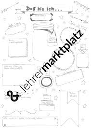Das Bin Ich Steckbrief Unterrichtsmaterial Im Fach Fachubergreifendes Geschenke Fur Schuler Steckbrief Brief