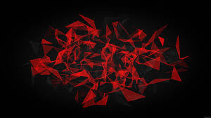 Wallpaper abyss sci fi black hole. Hd Wallpaper Abstract Red Black Polygon Creativity Black Background 4k Best Of Wallpapers For Andriod And Ios