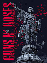 Oh so not an official poster then? Guns N Roses Official Poster Design Barcelona On Behance