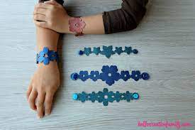 I did promise i would tell you how to make these earrings without using pliers and jump rings. Diy Faux Leather Floral Cuffs Made On The Cricut Cricut Craft Supply Giveaway Hello Creative Family