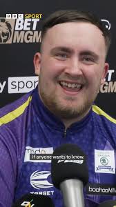 Luke Littler gives you the secret to hitting a nine-darter 🎯🔥😂, #Darts  #PDCDarts #LukeLittler