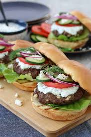 We have over 60 suggestions from borscht and shakshuka to pineapple thai curry and fish tacos. Greek Burger With Feta And Tzatziki Healthy Delicious