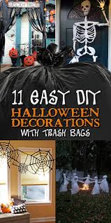 11 Easy Diy Halloween Decorations With Trash Bags Easy Diy Halloween Decorations Halloween Decorations Diy Outdoor Easy Diy Halloween